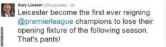 Lineker tweet