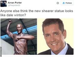 Sheare statue Dale Winton