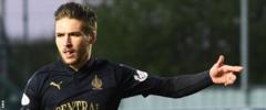 Falkirk left-back Luke Leahy