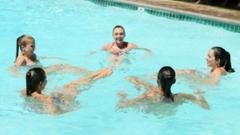 Synchronised swimming