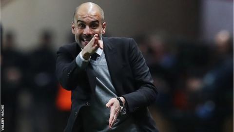 Manchester City manager Pep Guardiola