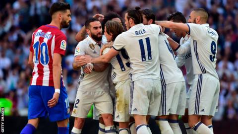 Diego Simeone reacts in aftermath of Real Madrid embarrassment