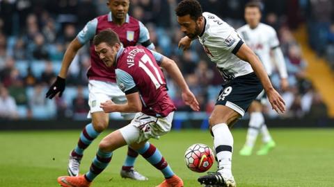 Aston Villa midfielder Jordan Veretout has made 29 appearances for the club, including 21 Premier League starts