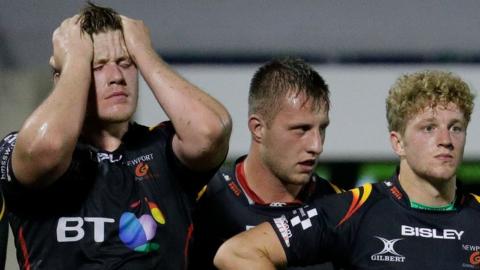 Dragons are dejected in defeat at Treviso