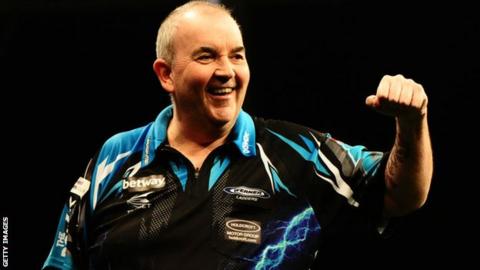 Phil Taylor sets up World Matchplay final with Peter Wright in Blackpool