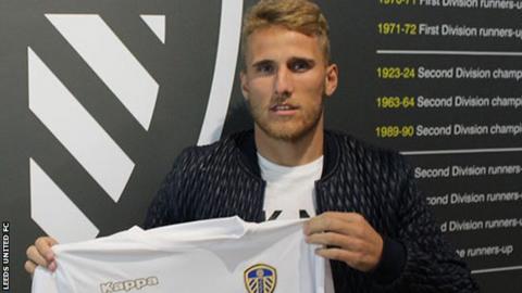 Leeds complete signing of forward Samuel Saiz