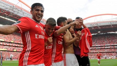 Benfica celebrate