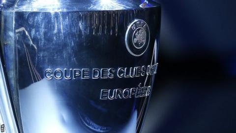 Champions League trophy