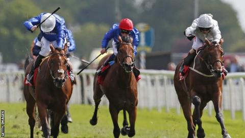 Permian wins the Dante Stakes at York