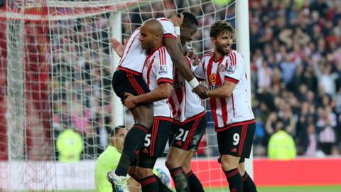 Sunderland secured another season in the Premier League with victory over Everton on Wednesday.