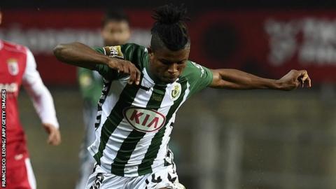 Nigerian midfielder Mikel Agu