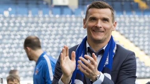 Kilmarnock manager Lee McCulloch