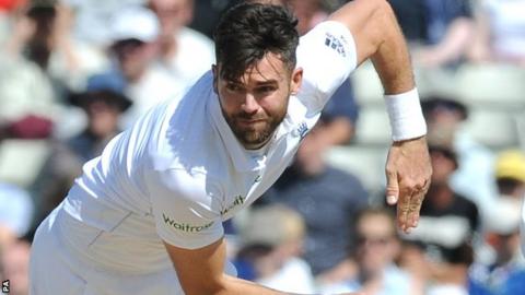 England bowler James Anderson