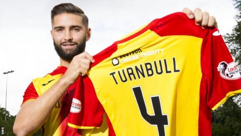 Partick Thistle signing Jordan Turnbull
