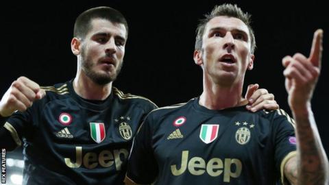Alvaro Morata and Mario Mandzukic