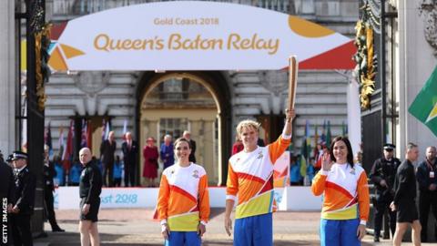 Queen's baton relay launch