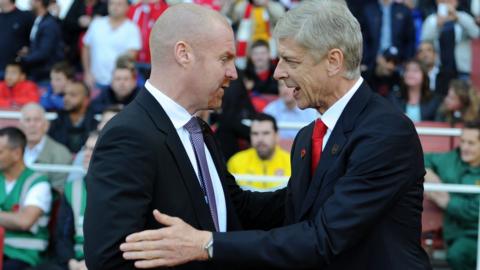 Sean Dyche and Arsene Wenger