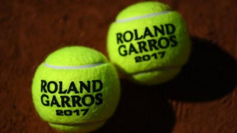 French Open tennis balls