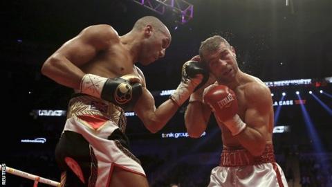 James DeGale and Lucian Bute