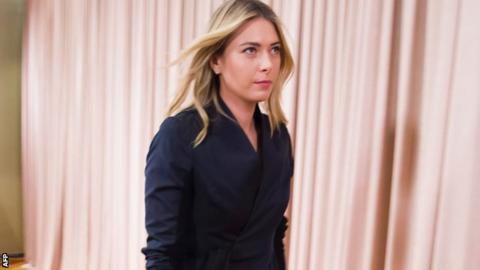 Maria Sharapova 'determined to fight back' after failed drugs test
