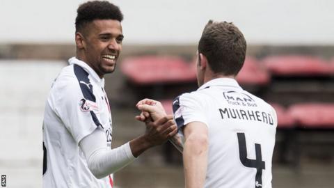 Nathan Austin and Aaron Muirhead were on target for Falkirk at East End Park