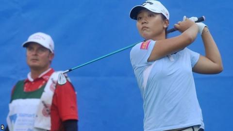 Lydia Ko in action at the Arkansas Championship