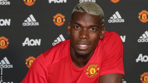 Manchester United midfielder Paul Pogba
