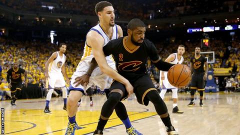 Kyrie Irving and Klay Thompson