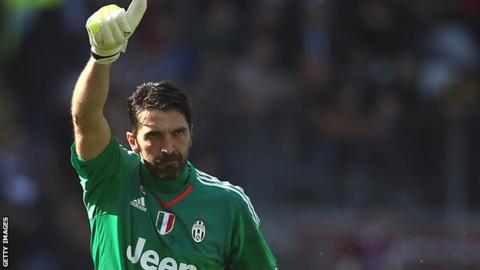 Juventus keeper Gianluigi Buffon