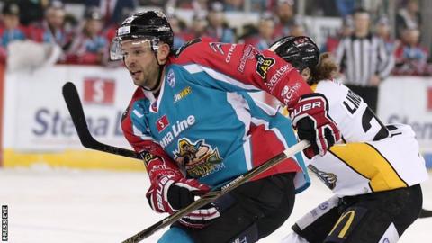 Blair Riley scored the Giants' first goal against the Panthers
