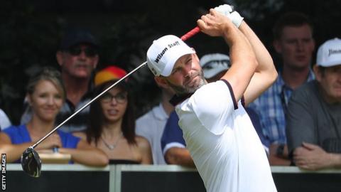 Waring ahead at Joburg Open as play suspended by bad light Waring ahead at Joburg Open as play suspended by bad light