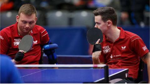 Rob Davies with Tom Matthews