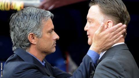 Jose Mourinho and Louis van Gaal