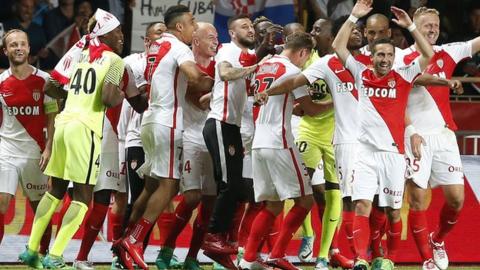 Monaco win the Ligue 1 title