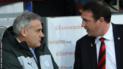 Dave Jones (left) with Malky Mackay