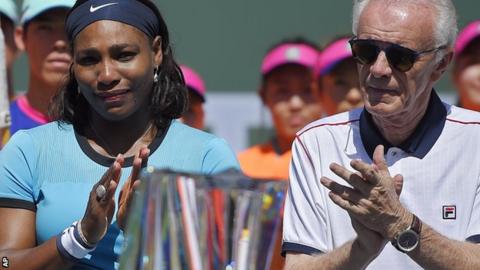 Serena Williams and Raymond Moore