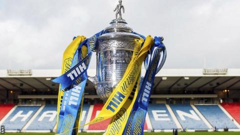 The Scottish Cup trophy
