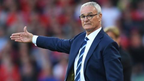Leicester manager Claudio Ranieri