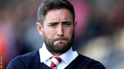 Bristol City lost their first match of the season against Norwich City at ... - _90831742_lee_johnson_bristol_city
