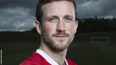 Sean Highdale is part of the British Paralympic team's seven-a-side football squad