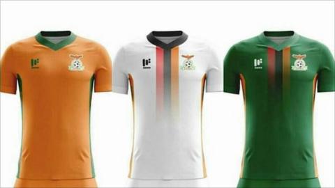 Zambia's new national strip unveiled - BBC Sport - 480 x 270 jpeg 12kB