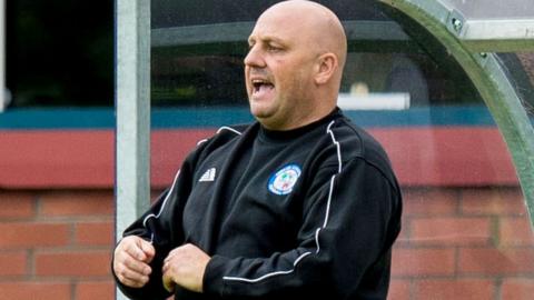 Forfar Athletic manager Gary Bollan