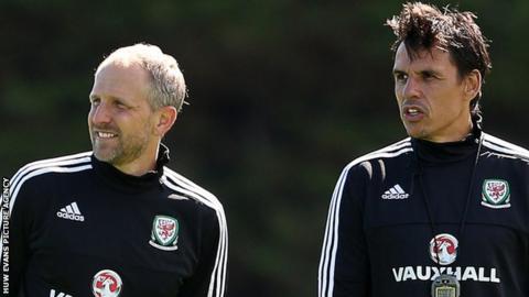 Paul Trollope (left) with Chris Coleman