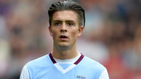 Aston Villa winger Jack Grealish