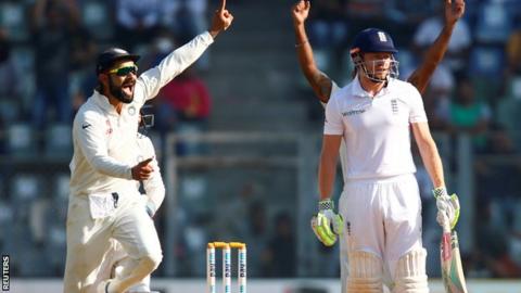 Jonny Bairstow is dismissed