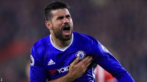 Diego Costa has scored 14 goals in 19 appearances this season