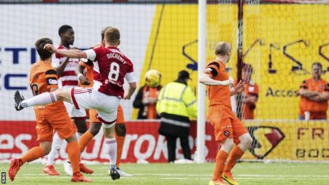 Greg Docherty scores for Hamilton