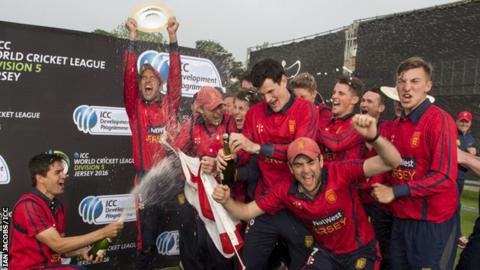 Jersey cricket team