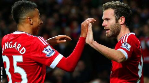 Jesse Lingard and Juan Mata