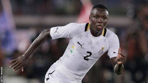 Ghana defender Samuel Inkoom
